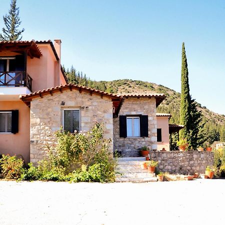 Aesthetic Delight - Stone Villa In Mystras Exteriör bild
